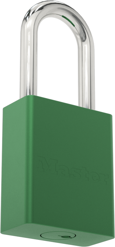 Masif Eloksallı Alüminyum Kilitli Asma Kilit, Aynı Anahtarlı, American Lock 1106, Yeşil Gövde