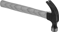 Kavisli Pençeli Çivi Çekici, Hickory Sap, Pürüzsüz Yüzey