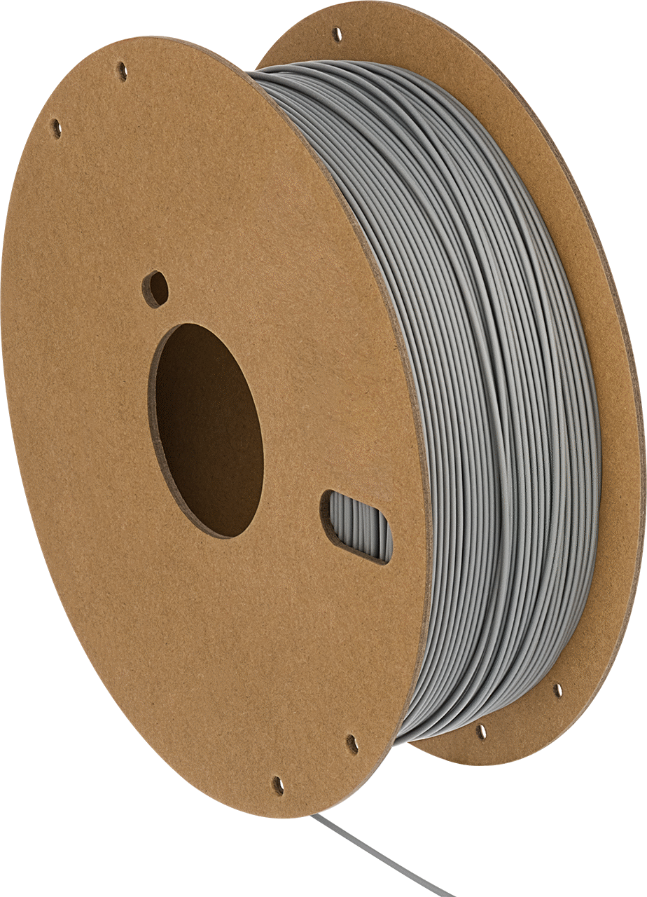 3D Yazıcı Filamenti, Pla, Opak Gri, 1.75 mm Çap, 1000 G