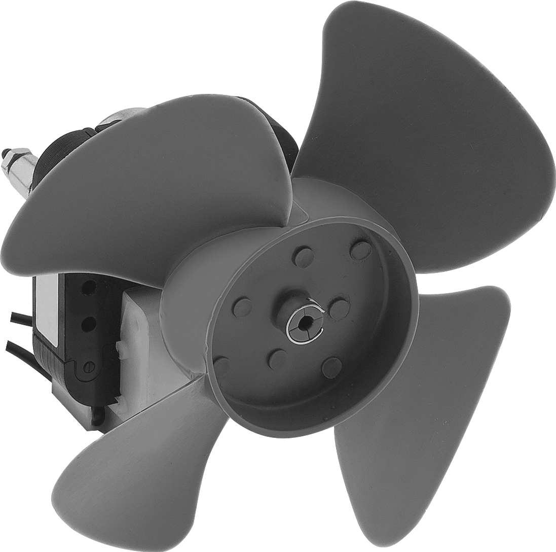 Soğutma Ekipmanı için Fan-Motor Kiti, 120V AC, 3-1/2" ve 4" Fan Kanat Çapları Dahildir