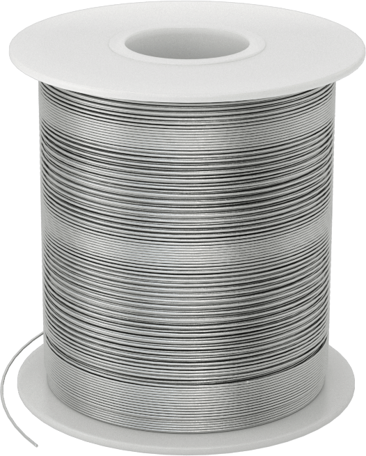 Elektronik Ürünler için Kurşunlu Rosin Özlü Lehim, %50 Kalay, 420°F Erime Sıcaklığı, 0.015 inç Çap, 1 lb.