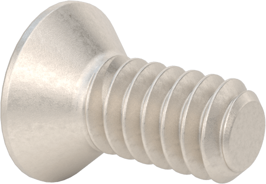 Titanyum Phillips Havşa Başlı Vida, 4-40 Diş Boyutu, 1/4" Uzunluk