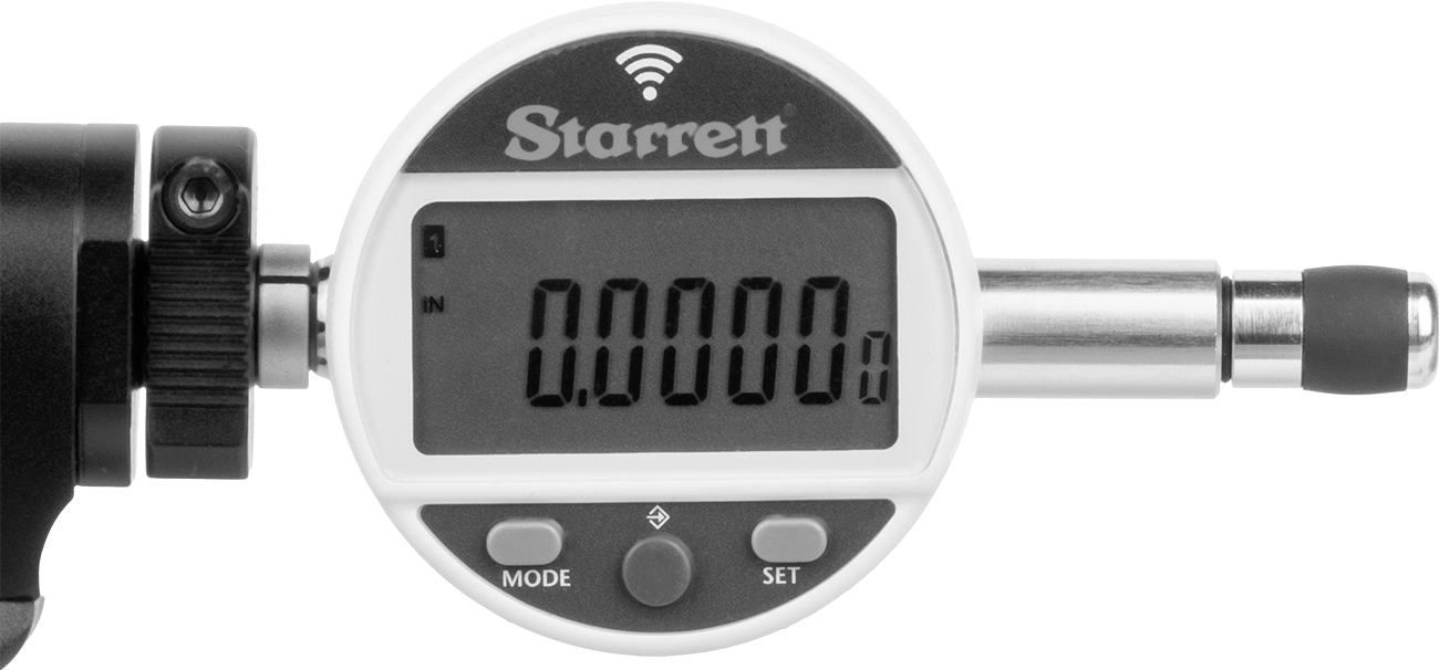 Starrett Elektronik Tabanca Saplı İç Çap Komparatörü Setleri, 4" ila 8" ve 100 mm ila 200 mm aralığı için, Numara S781Bxtgz
