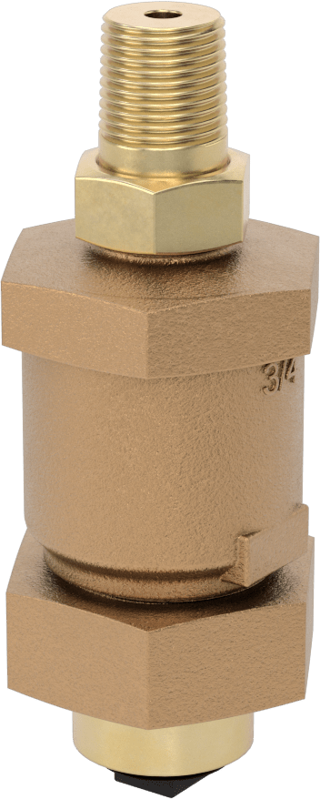 Pirinç Buhar Kapanı, Dikey Yönlendirme, 1/2 NPT Erkek x Dişi, 125 PSI — 1,500 lb/hr, Buhar, Su, 125 psi