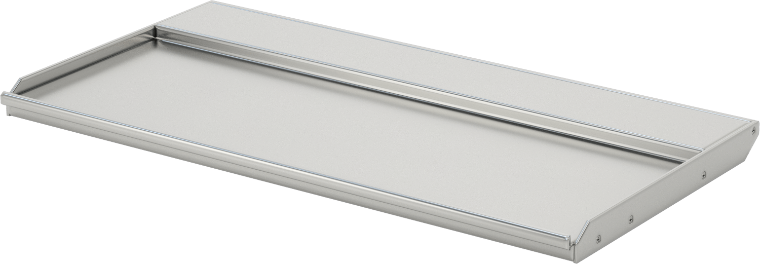 T-Yivli Çerçeve Montajı, Klavye Tepsisi için, 1.5 inç ve 40 mm yüksekliğinde tek ray için