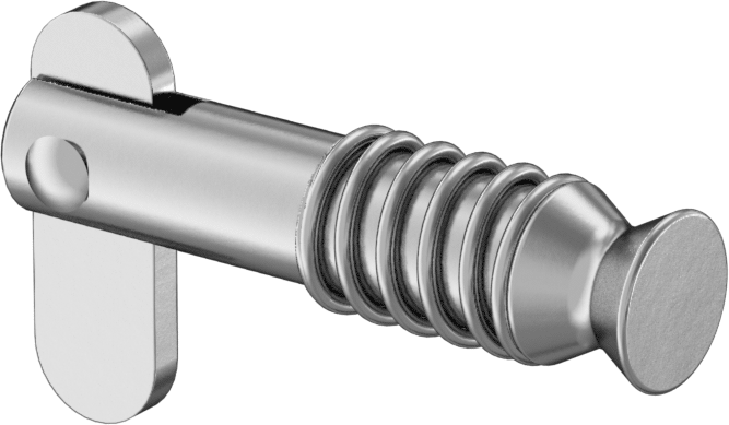 Toggle'lı Strong-Hold Clevis Pimi, 1/4" Çap, 5/16" ila 3/8" Kullanılabilir Uzunluk