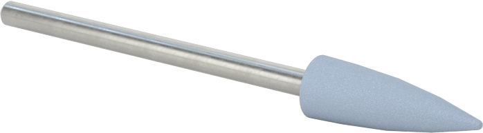 Kauçuk Yastıklı Aşındırıcı Taşlama Ucu, Metaller için, 7/32" Çap x 1/16" Uzunluğunda Konik Baş, 120 Kum