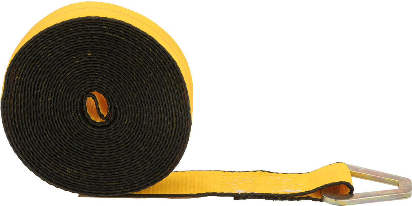 Polyester Dokuma, Halka-Düz Uç, 2 inç Genişlik, 27 ft. Uzunluk