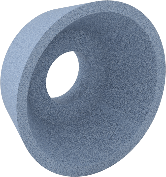 Norton Metal İşleme Taşlama Taşı, Şekillendirilmiş, 5SG, 4" Çap, 80 Kum