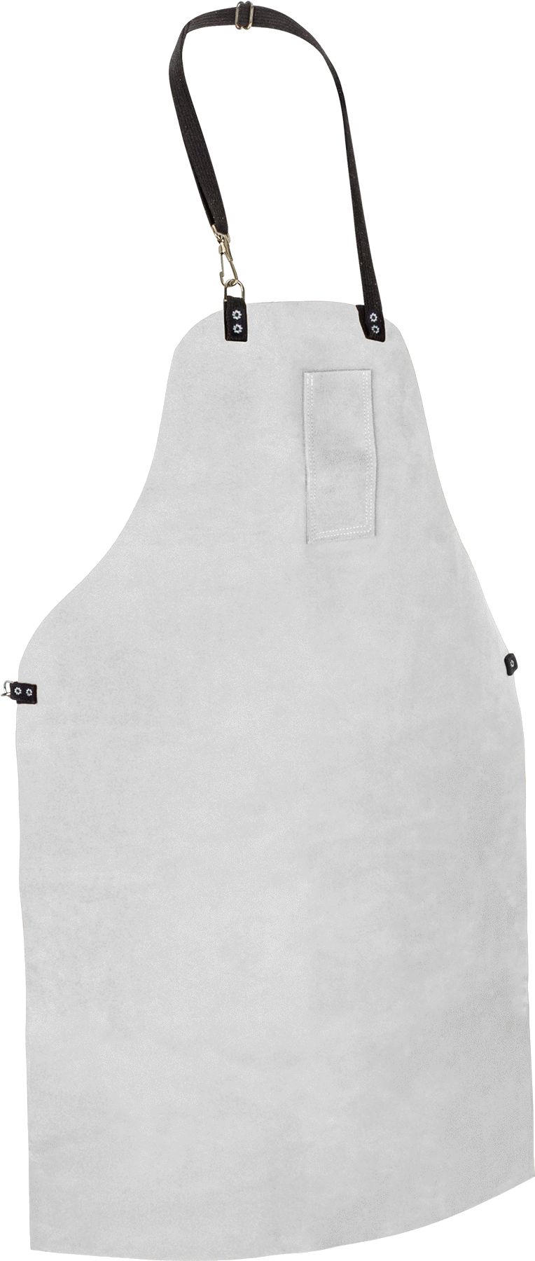 Atölye Önlüğü, Deri, 30" x 22", Ayarlanabilir Kayış ve Göğüs Cebi