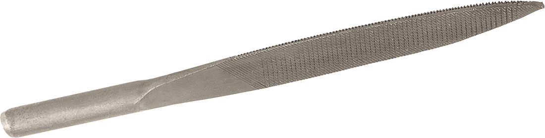 Havalı Törpü için 1/4" Şaft Çaplı Yarım Yuvarlak Törpü
