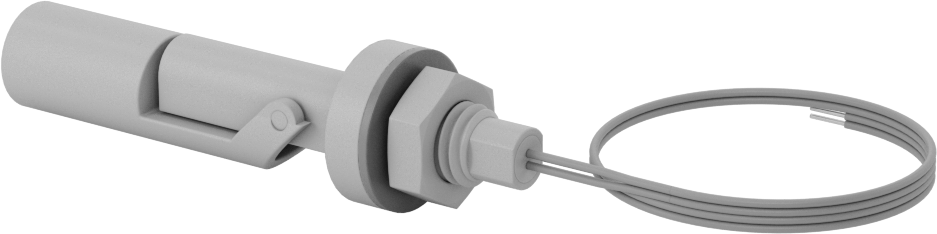 Su için Yatay Montajlı Şamandıra Anahtarı, Duvar İçi, Plastik Gövde, 1/2" Çaplı Delik için