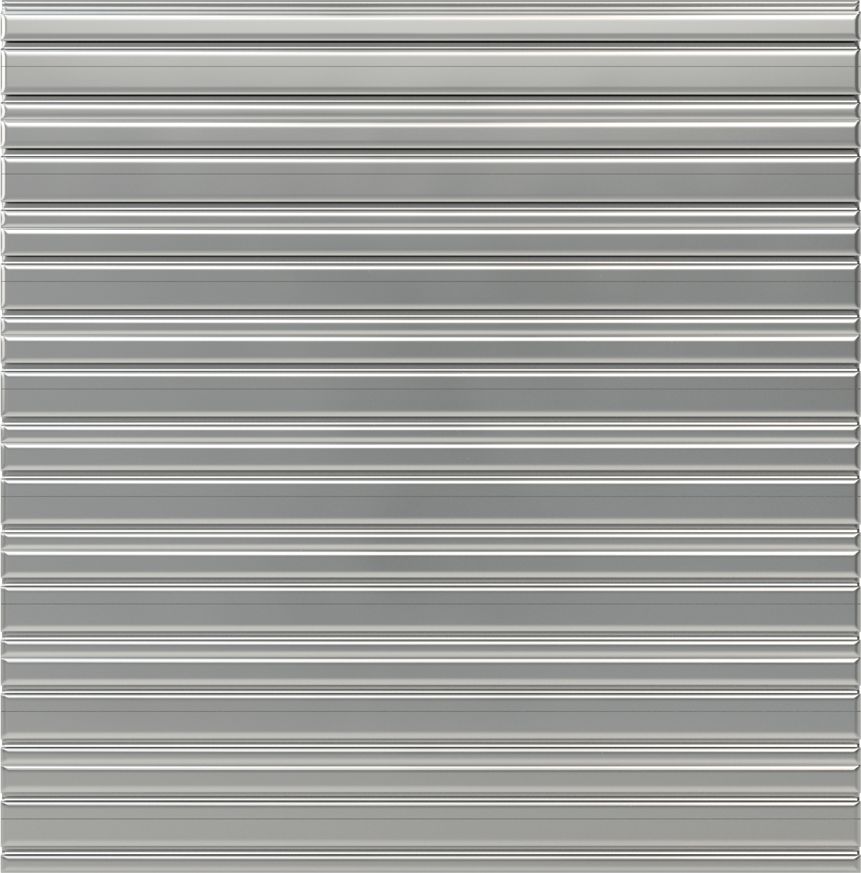 Slatwall, Ağır Hizmet Tipi, Mat Eloksallı Alüminyum, 48 inç Genişlik x 48 inç Yükseklik — 48", 48", 3,000 lb.