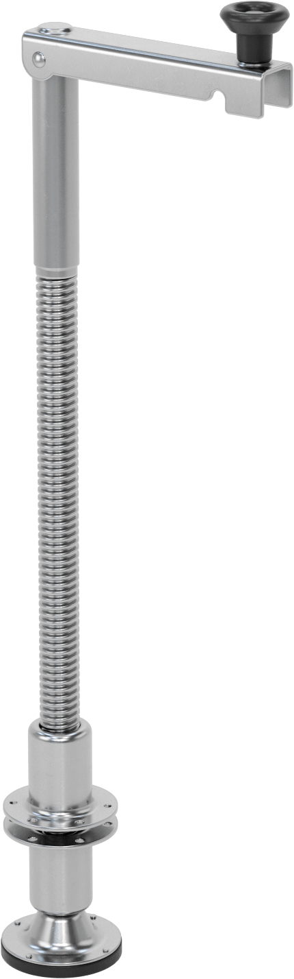 Seviyeleme Krikosu, Delikli Montajlı Yuvarlak Plaka, 4-1/2" ila 25-1/2" Yükseklik