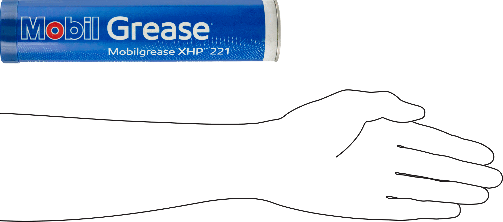 Lityum Kalınlaştırıcılı Mobil Gres, Mobil XHP 221, Neme Dayanıklı, 13.7 FL. oz Kartuş