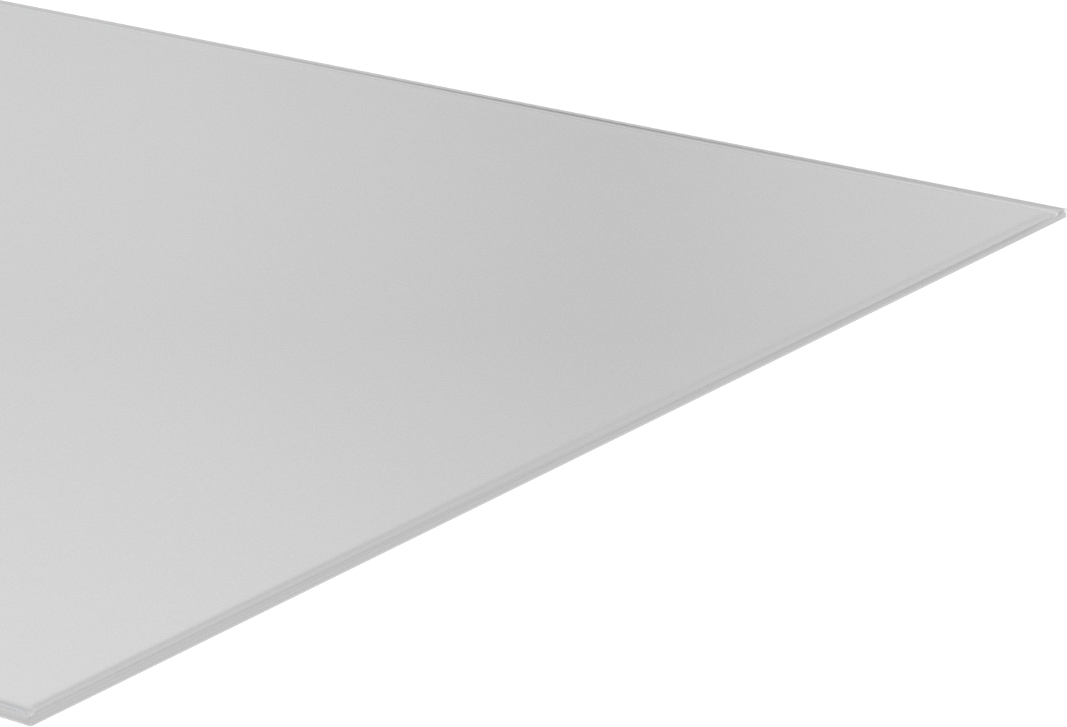 Kaygan Beyaz UHMW Polietilen Levhalar, 1/4" Kalınlık