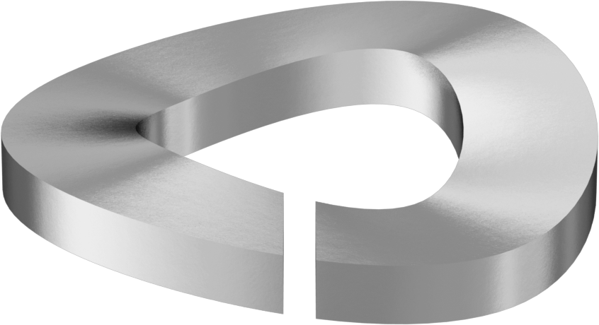 Kilit Pul, 1 Dalga, Yay Kilidi, 18-8 Paslanmaz Çelik, M6 Vida için, 11.8 mm Dış Çap