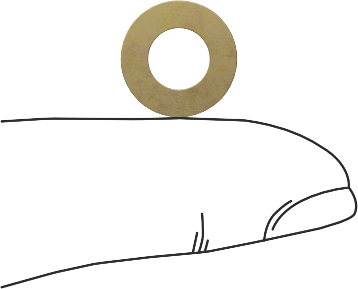 Çinko-Sarı-Kromat Kaplı Alüminyum Mil. Spec. Pullar, 1/4" Vida Boyutu için, 0.265" İç Çap, 0.500" Dış Çap