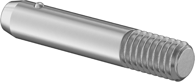 Add-A-Handle Hızlı Açma Pimi, 18-8 Paslanmaz Çelik, 3/16" Çap, 1/2" Kullanılabilir Uzunluk