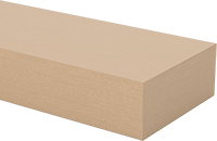HDPE Sentetik Ahşap, Kahverengi
