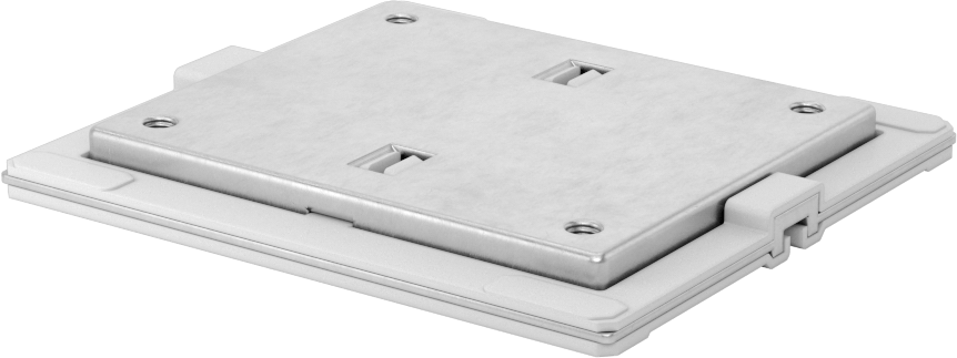 Düşük Profilli Kovanlı Yatak Taşıyıcı ve Kılavuz Ray, Eksenel/Paralel Ray Hatalı Hizalama ve 80 mm Ray Genişliği için — 72 mm, 80 mm, Çinko