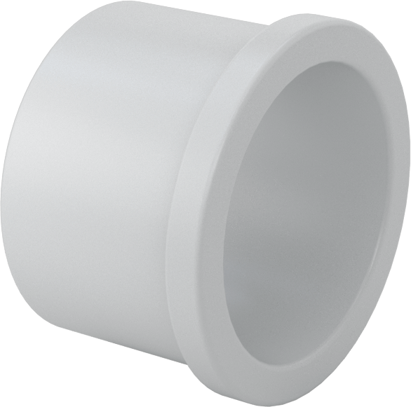 Sert PVC Boru için 1-1/2 Boru - Delik Açma Erkek Adaptörü — Adaptör, Konektör, Plastic, PVC, Düz