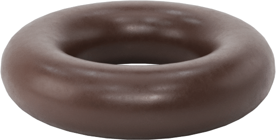 Kimyasallara Dayanıklı Viton® Floroelastomer O-Ring, Kahverengi, 1 mm Genişlik, 2 mm İç Çap