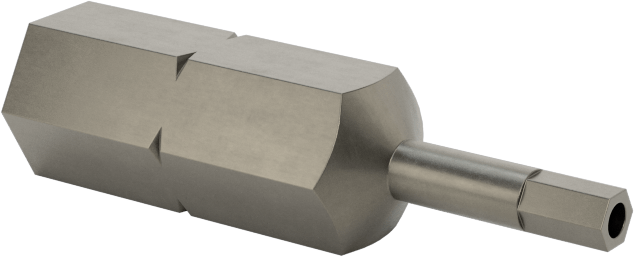Kurcalamaya Dayanıklı Altıgen Uçlar, 2 mm Boyut, 1/4" Altıgen Şaft Boyutu