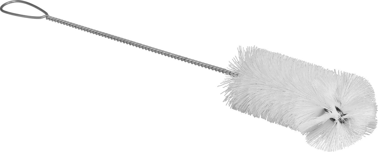 6 inç Uzunluk x 2-3/8 inç Çap Şişe Fırçası, 20 inç Toplam Uzunluk — 2 3⁄8", Plastic, Polyester Plastic, 20"