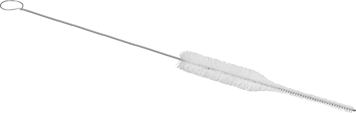 7-1/2" Uzunluğunda x 1/4"-3/4" Çapında Şişe Fırçası — 1⁄4" to 3⁄4", Plastic, Polyester Plastic, 17"