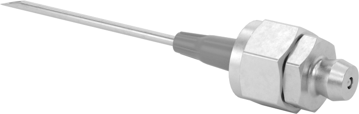 Hassas Gres Tabancası Ucu Adaptörü, Rigid, 0.065" İğne Dış Çapı, 2-3/4" Uzunluk