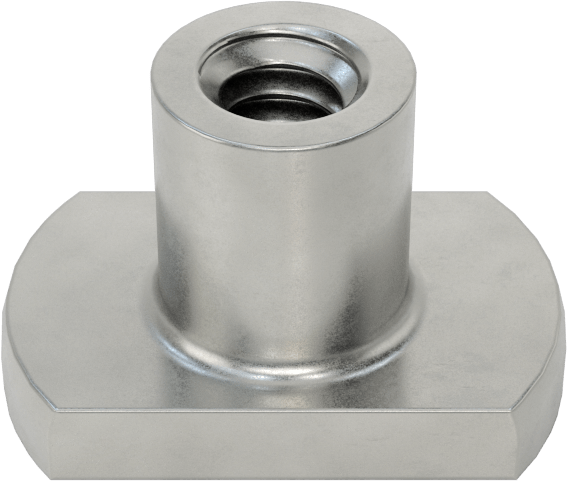 Çıkıntılı Çelik Dar Tabanlı Kaynak Somunları, 6-32 Diş Boyutu