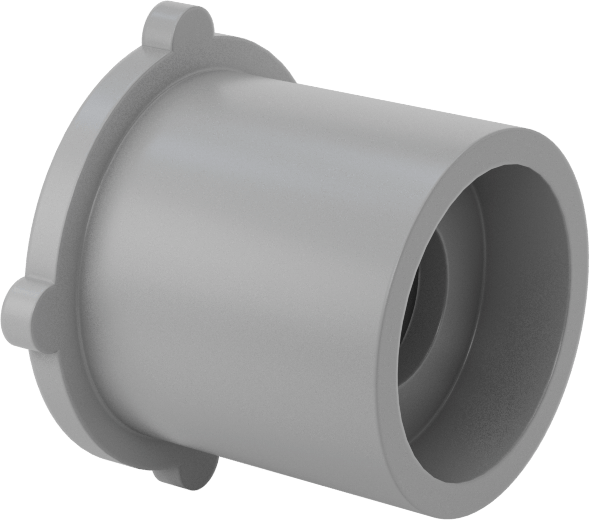 Sert PVC Kanal için 1 Erkek x 1/2 Dişi Anma Ölçüsü Adaptör