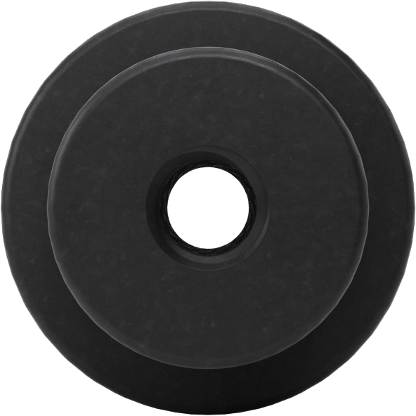 Çelik tırtıllı tutma düğmesi, M5 x 0.8 mm Dişli Delik, 19 mm Çaplı Başlık