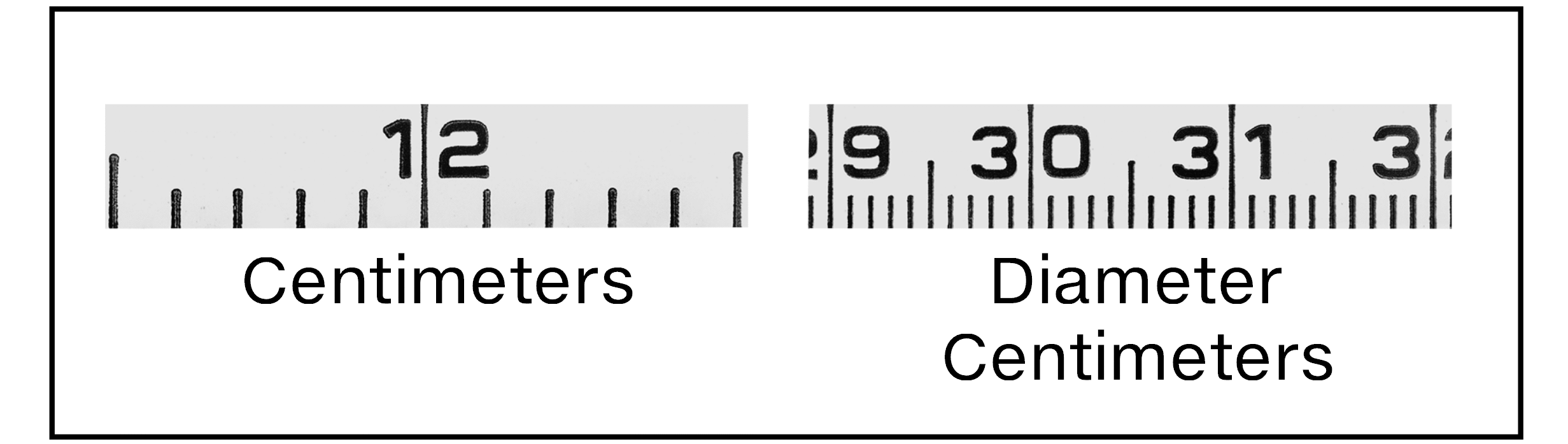 Cep Çapı Ölçüm Şerit Metre, mm Ölçek İşaretli — Halkalı Bağlantı, 2 m, 1 mm