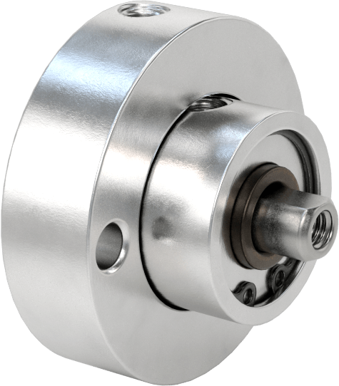 Dar Alanlar için Yuvarlak Gövdeli Hava Silindiri, 3/4" Delik Boyutu, 1-3/4" Dış Çap, 1/8" Strok Uzunluğu