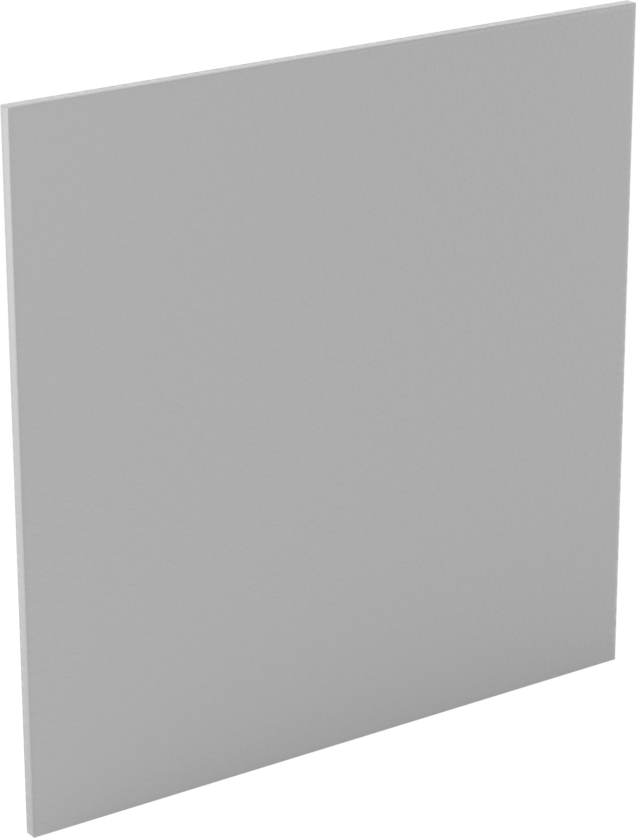 Plastik Tuvalet Bölmesi için 55" Yükseklik x 55" Genişlik x 1" Kalınlık Panel