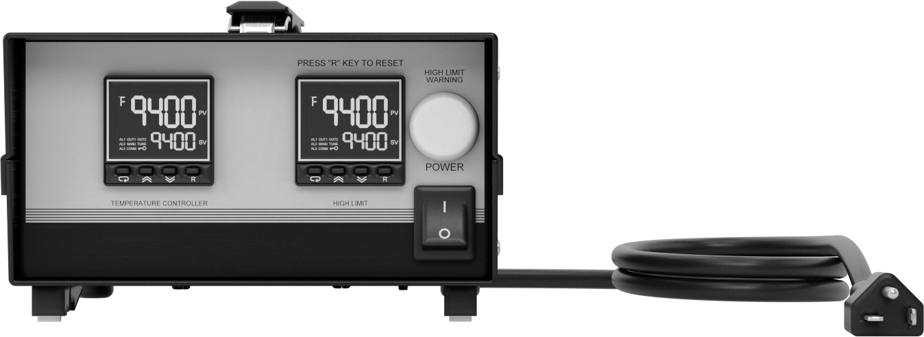 Taşınabilir Sıcaklık Kontrol Cihazı, Yüksek Limit Kontrollü, Tip K Termokupllar