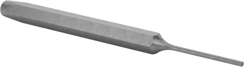 Darbeye Dayanıklı Pim Çıkarma Zımbası, 1/16" ve 1.5 mm Çaplı İçi Boş ve Yaylı Pimler için