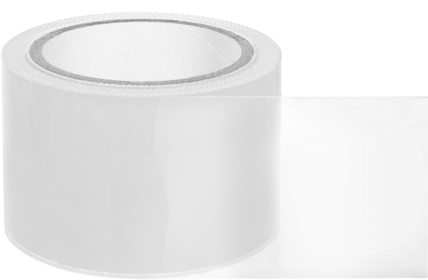 Optik Olarak Şeffaf Onarım Bandı, 1.5" Genişlik, 15 Fit Uzunluk — 1 1⁄2", Şeffaf, Plastic, Polyethylene