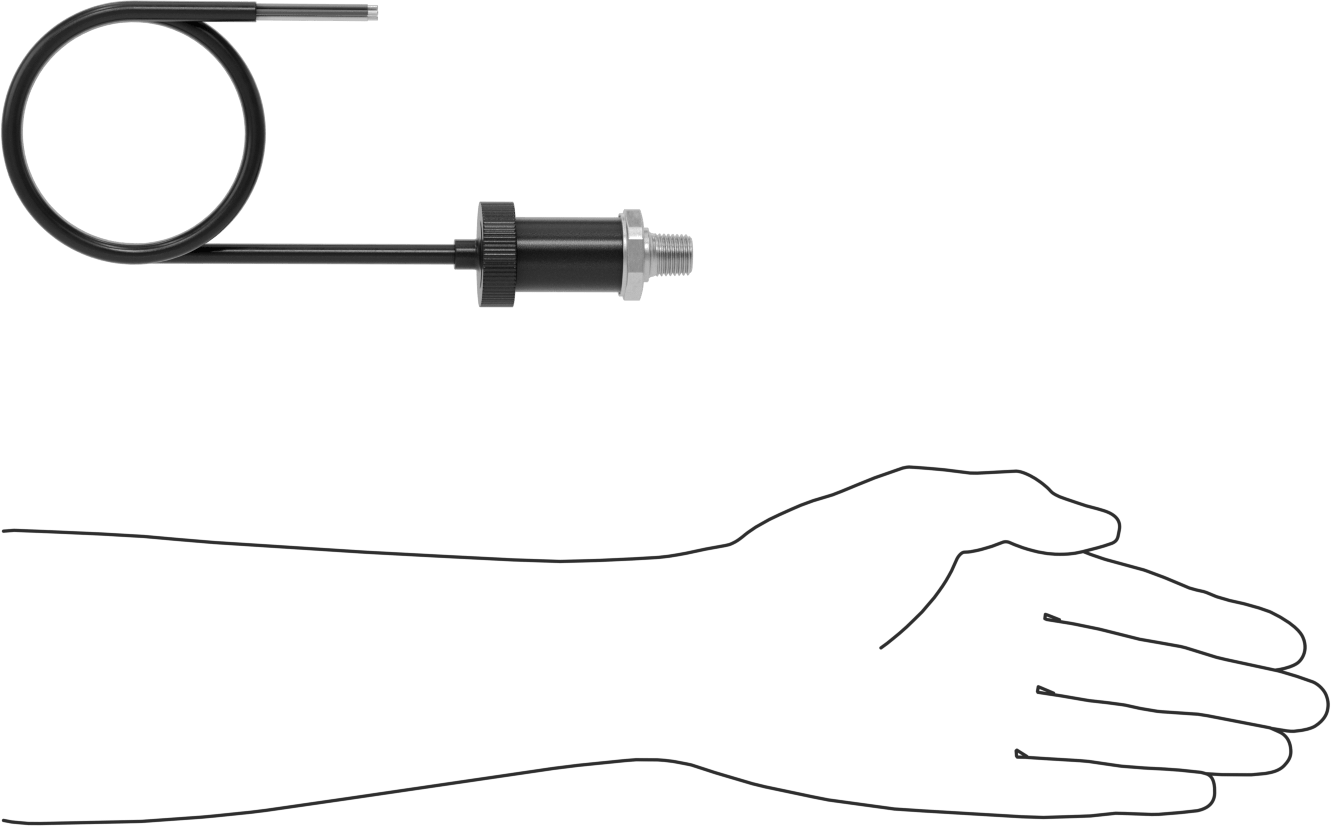 Oksijen için Basınç Transmitteri, 4-20 mA Çıkış, Tel Uçları, 0-500 PSI