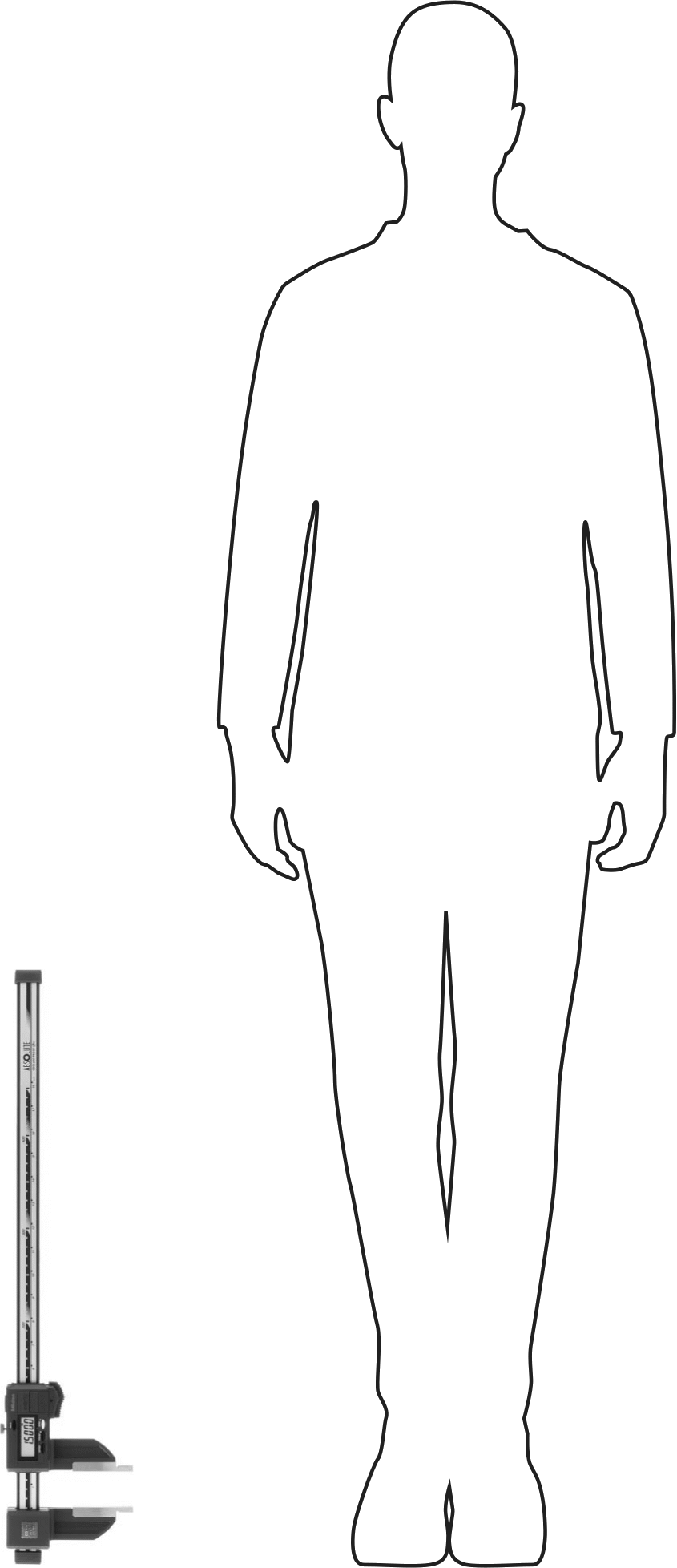 Soğutma Sıvısına Dayanıklı Mitutoyo Dijital Kumpas, Model, 552-312-10, 0" ila 18" ve 0 mm ila 450 mm Aralıklar
