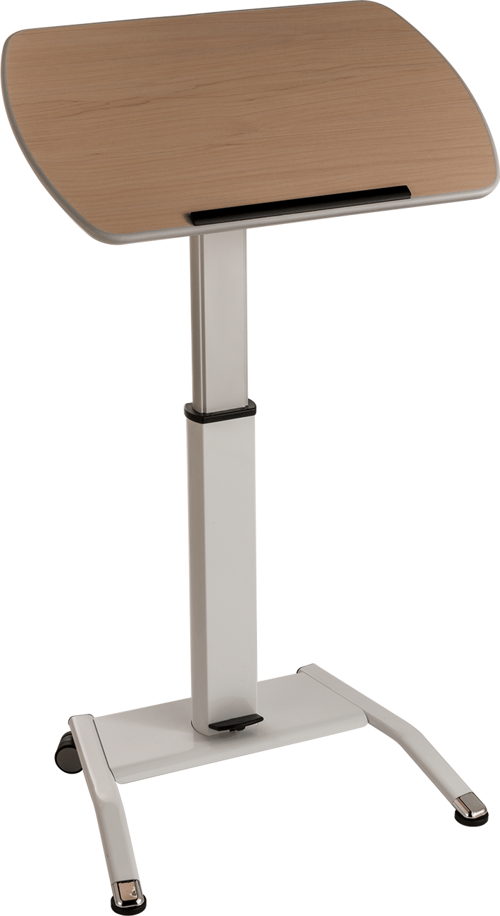 Yüksekliği Ayarlanabilir Laminat Üstlü Masalar, 28" ila 42-1/2" Yükseklik x 25-1/2" Genişlik x 16-3/4" Derinlik