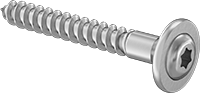 Çelik Torx Flanşlı Yuvarlak Başlı Ahşap Vidalar