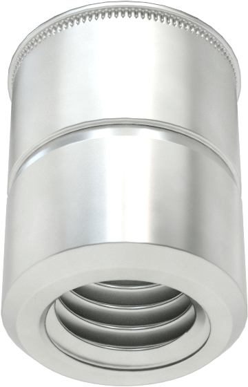 Metrik Düşük Profilli Pop Somun, Kalay-Çinko Kaplı Çelik, M10x1.5 İç Diş, 18.5mm