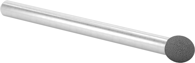 Metaller için Kauçuk Yastıklı Aşındırıcı Taşlama Ucu, Alüminyum için, Pirinç ve Bronz, 1/8" Şaft Çapı, Şekil No. B123