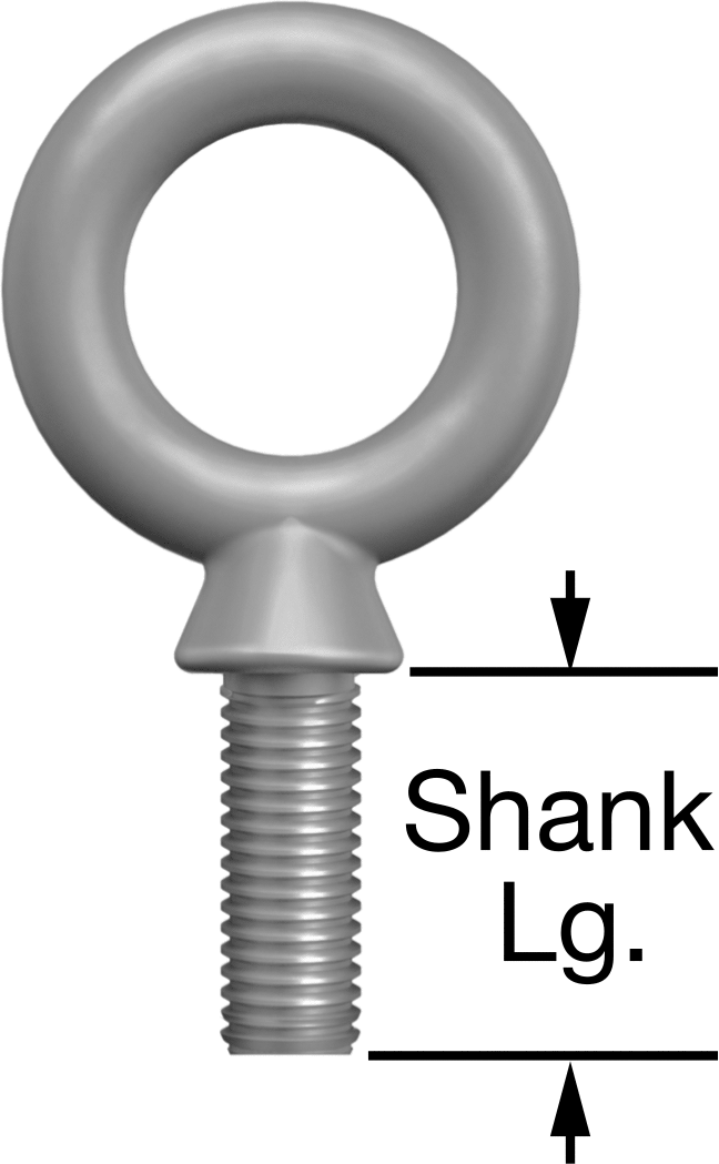 Düşük Sıcaklıklı Halka Cıvata, Omuzlu, 1-1/4"-7 Diş Boyutu