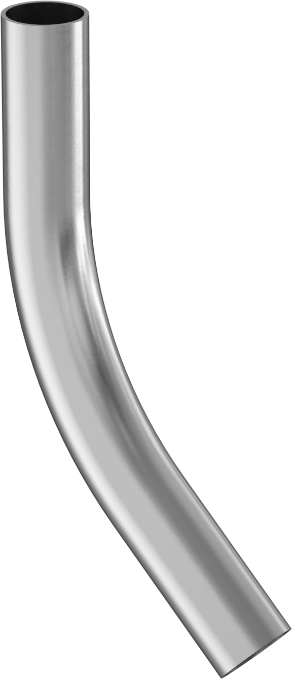 3/4 Boyut, İnce Cidarlı Paslanmaz Çelik Kanal için 45 Derece Dirsek Geçmeli Konektör — 316 Stainless Steel, Stainless Steel, 45° Dirsek, 3⁄4