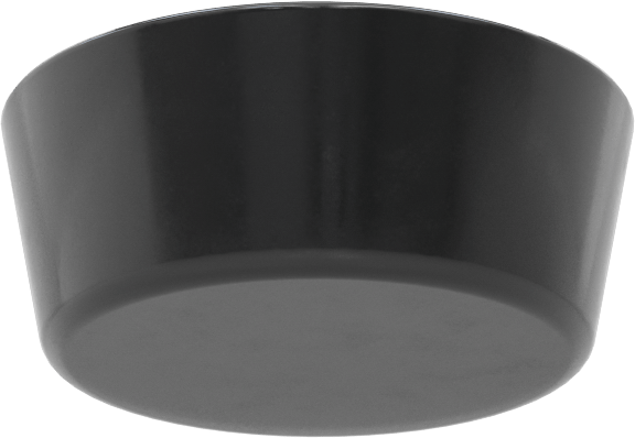 SBR Kauçuk Konik Tapa, Anma Ölçüsü 12, 2-11/64" ila 2-15/32" iç çap için, Delik Olmadan