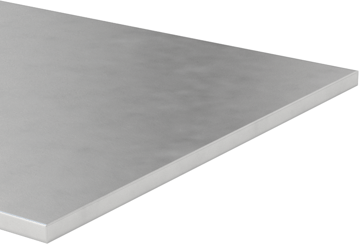 Kolay Şekillendirilebilir Denizcilik Sınıfı 5086 Alüminyum, 0.063 inç Kalınlık, 2" x 24"